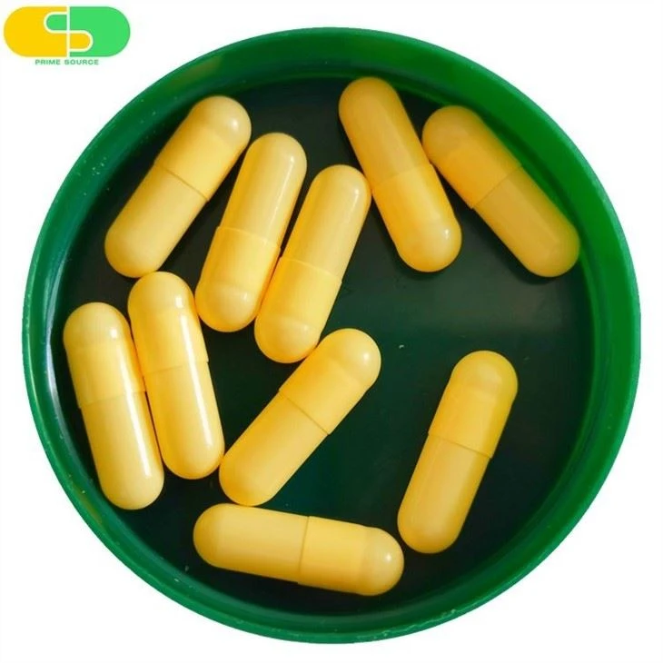 light yellow HPMC capsules
